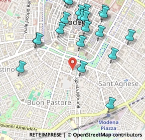 Mappa Via Don Celestino Cavedoni, 41124 Modena MO, Italia (0.6155)
