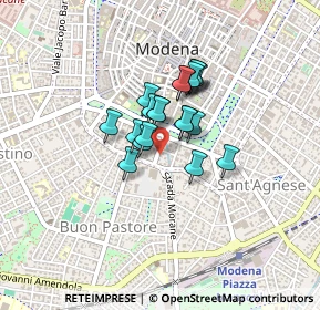 Mappa Via Don Celestino Cavedoni, 41124 Modena MO, Italia (0.2625)