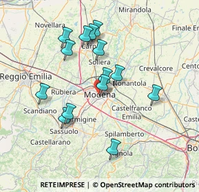 Mappa Via Don Celestino Cavedoni, 41124 Modena MO, Italia (13.56214)