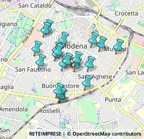Mappa Via Don Celestino Cavedoni, 41124 Modena MO, Italia (0.71)