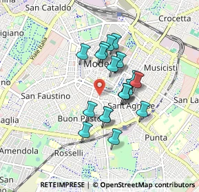 Mappa Via Don Celestino Cavedoni, 41124 Modena MO, Italia (0.6625)