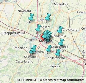Mappa Via Placido Rizzotto, 41126 Modena MO, Italia (8.19625)