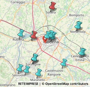 Mappa Via Placido Rizzotto, 41126 Modena MO, Italia (8.6965)