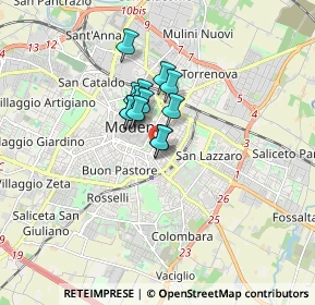 Mappa Via Schedoni Bartolomeo, 41124 Modena MO, Italia (1.00462)