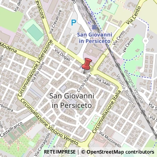 Mappa Via G. Marconi, 13, 40017 San Giovanni in Persiceto, Bologna (Emilia Romagna)