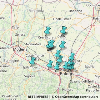 Mappa Via Guglielmo Marconi, 40017 San Giovanni In Persiceto BO, Italia (11.57389)