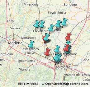 Mappa Via Antonio Gramsci, 40017 San Giovanni In Persiceto BO, Italia (11.5485)