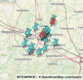 Mappa Viale G. Marconi, 41124 Modena MO, Italia (8.489)