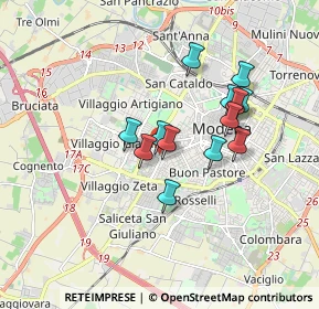 Mappa Viale G. Marconi, 41124 Modena MO, Italia (1.40231)