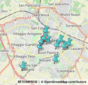 Mappa Viale Barozzi Jacopo, 41124 Modena MO, Italia (1.31818)