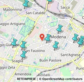 Mappa Viale Barozzi Jacopo, 41124 Modena MO, Italia (1.27182)