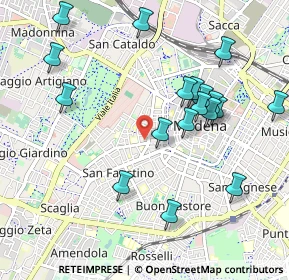 Mappa Viale Barozzi Jacopo, 41124 Modena MO, Italia (1.06167)