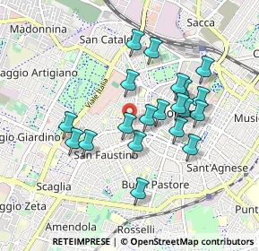 Mappa Viale Barozzi Jacopo, 41124 Modena MO, Italia (0.799)