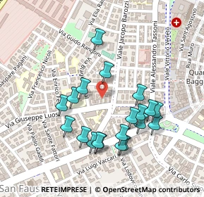 Mappa Viale Barozzi Jacopo, 41124 Modena MO, Italia (0.2305)