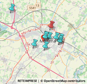 Mappa Viale Barozzi Jacopo, 41124 Modena MO, Italia (2.34182)