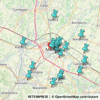 Mappa Via Francesco Stringa, 41124 Modena MO, Italia (7.446)