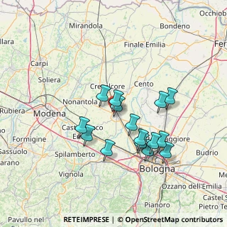 Mappa Piazza II Giugno, 40017 San Giovanni in Persiceto BO, Italia (12.664)