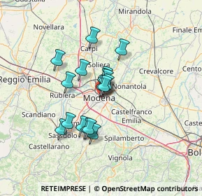 Mappa Largo Garibaldi, 41124 Modena MO, Italia (9.76353)