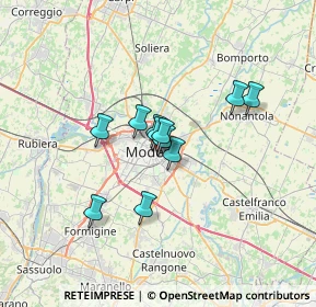 Mappa Largo Garibaldi, 41124 Modena MO, Italia (4.36545)
