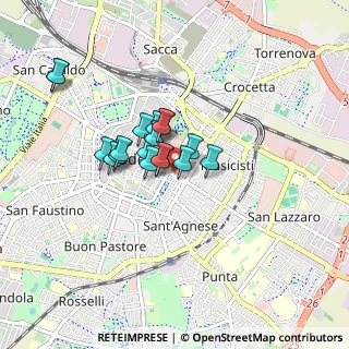 Mappa Largo G. Garibaldi, 41121 Modena MO, Italia (0.61722)