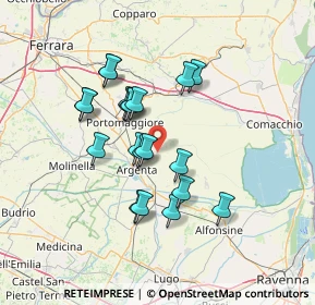 Mappa Piazza Liberazione, 44011 Argenta FE, Italia (11.955)