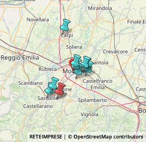 Mappa Via Luigi Riccoboni, 41124 Modena MO, Italia (8.46)