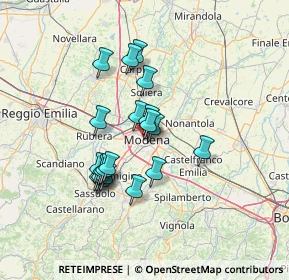 Mappa Via Luigi Riccoboni, 41124 Modena MO, Italia (11.372)