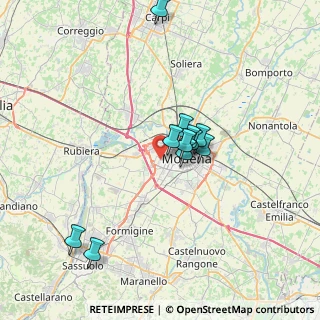 Mappa Via Cartesio, 41126 Modena MO, Italia (5.90182)