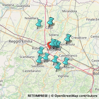 Mappa Via Cartesio, 41126 Modena MO, Italia (10.69)