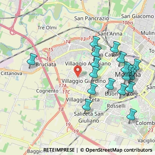 Mappa Via Cartesio, 41126 Modena MO, Italia (2.31684)