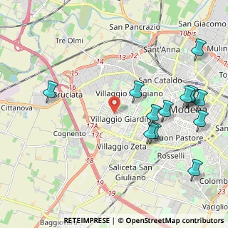 Mappa Via Cartesio, 41126 Modena MO, Italia (2.49538)