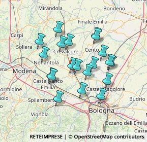 Mappa C/C Il Poligono, 40017 San Giovanni in Persiceto BO, Italia (12.112)