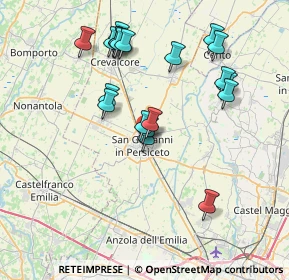 Mappa C/C Il Poligono, 40017 San Giovanni in Persiceto BO, Italia (7.526)