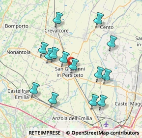 Mappa C/C Il Poligono, 40017 San Giovanni in Persiceto BO, Italia (7.58214)