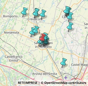 Mappa C/C Il Poligono, 40017 San Giovanni in Persiceto BO, Italia (6.34)