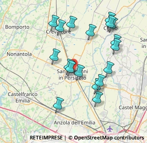 Mappa C/C Il Poligono, 40017 San Giovanni in Persiceto BO, Italia (7.53167)