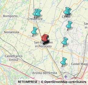 Mappa C/C Il Poligono, 40017 San Giovanni in Persiceto BO, Italia (5.254)