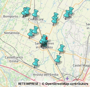 Mappa C/C Il Poligono, 40017 San Giovanni in Persiceto BO, Italia (6.99667)