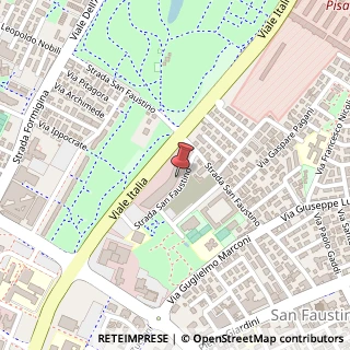 Mappa Strada San Faustino, 155, 41124 Modena, Modena (Emilia Romagna)