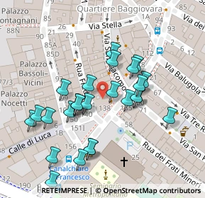 Mappa Via San Giacomo, 41122 Modena MO (0.04231)