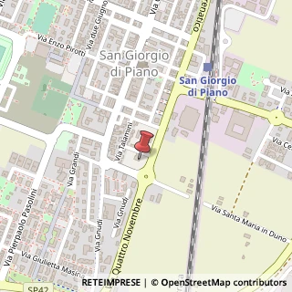 Mappa Via Gramsci, 13, 40016 San Giorgio di Piano, Bologna (Emilia Romagna)