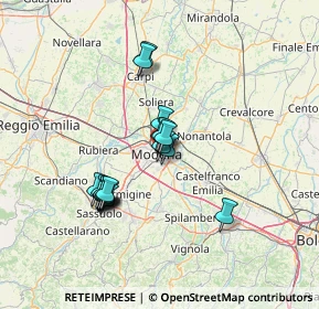 Mappa Largo Giuseppe Garibaldi, 41124 Modena MO, Italia (11.50444)