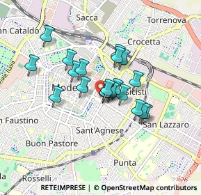 Mappa Largo Giuseppe Garibaldi, 41124 Modena MO, Italia (0.639)