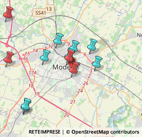 Mappa Largo G. Garibaldi, 41124 Modena MO, Italia (4.21154)