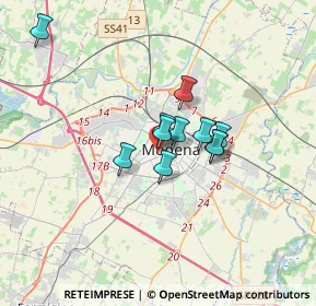 Mappa Via Fulvio Testi, 41124 Modena MO, Italia (2.31091)