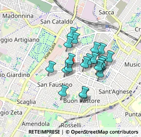 Mappa Via Fulvio Testi, 41124 Modena MO, Italia (0.651)