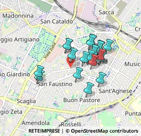 Mappa Via Fulvio Testi, 41124 Modena MO, Italia (0.684)