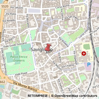 Mappa Via Sant'Andrea,  65, 12038 Savigliano, Cuneo (Piemonte)