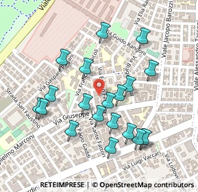 Mappa Via Carlo Marozzo, 41124 Modena MO, Italia (0.2375)