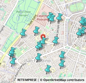 Mappa Via Carlo Marozzo, 41124 Modena MO, Italia (0.5915)